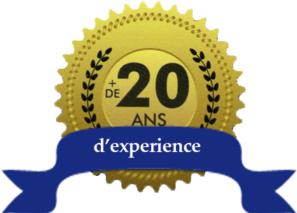 + de 20 ans d'expérience